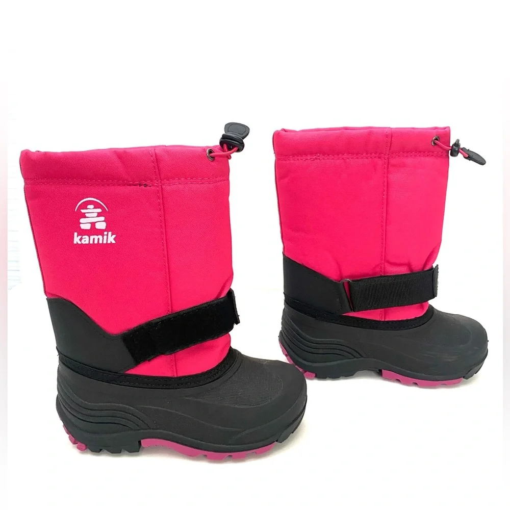 Kamik Youth Waterproof Adjustable Winter Snow Boots (Boots Only)